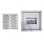 Best Design Doucheput N-Square 30 x 30 cm met flens RVS