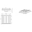 Best Design Doucheput N-Square 30 x 30 cm met flens RVS