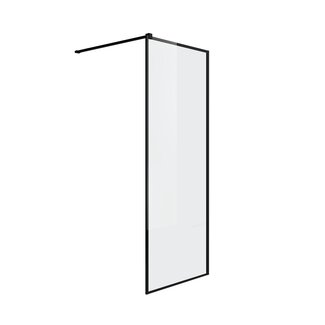 Fabriecio Inloopdouche Modena 60 x 200 cm, 8 mm helder glas met mat zwart kader