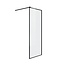 Fabriecio Inloopdouche Modena 80 x 200 cm, 8 mm helder glas met mat zwart kader