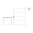 Fabriecio Inloopdouche Monza 80 x 200 cm, 8 mm helder glas met mat zwart lijnendecor