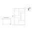 Fabriecio Inloopdouche Napoli 90 x 200 cm, 8 mm helder glas met mat zwart blokdecor