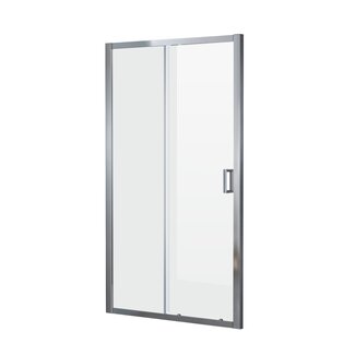 Fabriecio Schuifdeur Toscane 130 x 200 cm, 6 mm helder glas met chroom profiel