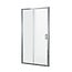 Fabriecio Schuifdeur Toscane 130 x 200 cm, 6 mm helder glas met chroom profiel