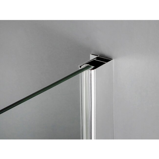 Fabriecio Inloopdouche Verona 80 x 200 cm, 8 mm helder glas met chroom profiel
