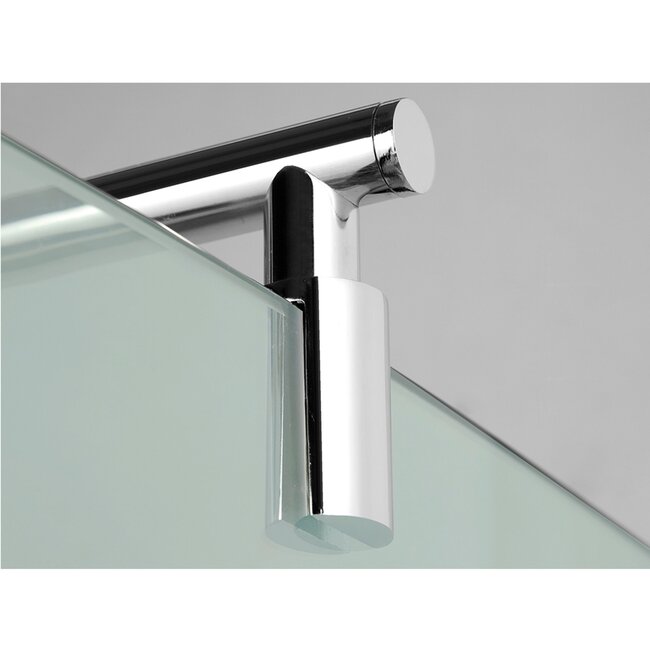 Fabriecio Inloopdouche Verona 90 x 200 cm, 8 mm helder glas met chroom profiel