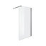 Fabriecio Inloopdouche Verona 80 x 200 cm, 8 mm helder glas met mat zwart profiel