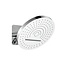 Inbouw hoofddouche 32 cm met 2 straalsoorten chroom