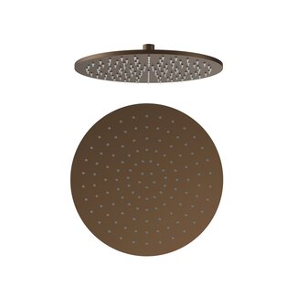 Hoofddouche rond 30 cm bruin brons