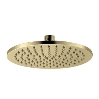 Hoofddouche rond 30 cm geborsteld goud