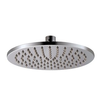 Hoofddouche rond 30 cm geborsteld RVS