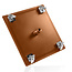 Aloni Inbouw regendouchekop 30 cm geborsteld koper