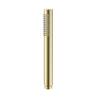 Handdouche rond van RVS geborsteld goud
