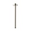 Plafondarm 30 cm voor hoofddouche geborsteld RVS