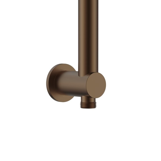 Glijstang 69 cm met wateraansluiting bruin brons