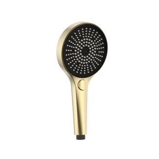 Handdouche met 3 straalsoorten geborsteld goud