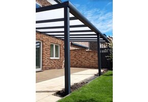 Terrasoverkapping aluminium Mondo 3 Breed