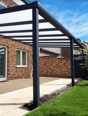 Terrasoverkapping aluminium Mondo 8 Breed