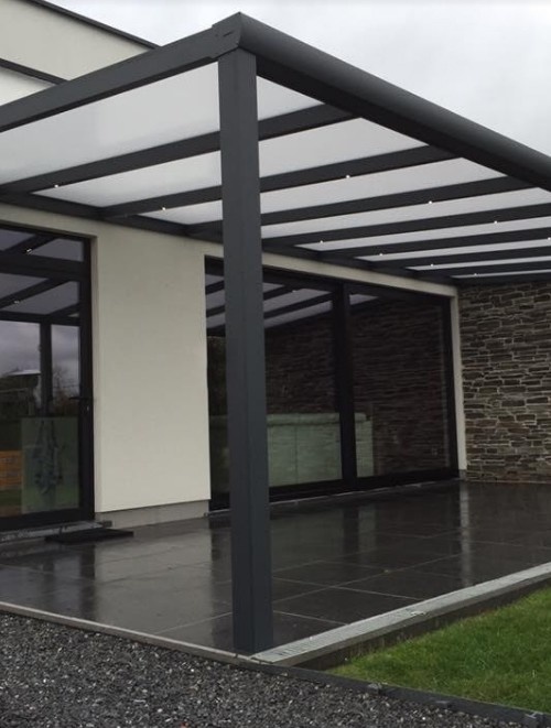 Terrasoverkapping aluminium Mondo 8 Breed