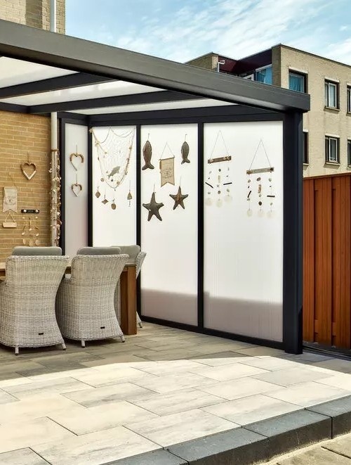Terrasoverkapping aluminium Mondo 8 Breed