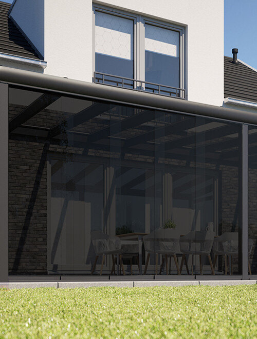 Glazen schuifwand Lido Tinto Maatwerk