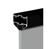 Vaste Wand Lido Nero Mat Zwart