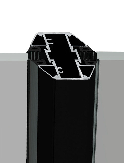 Vaste Wand Lido Nero Mat Zwart