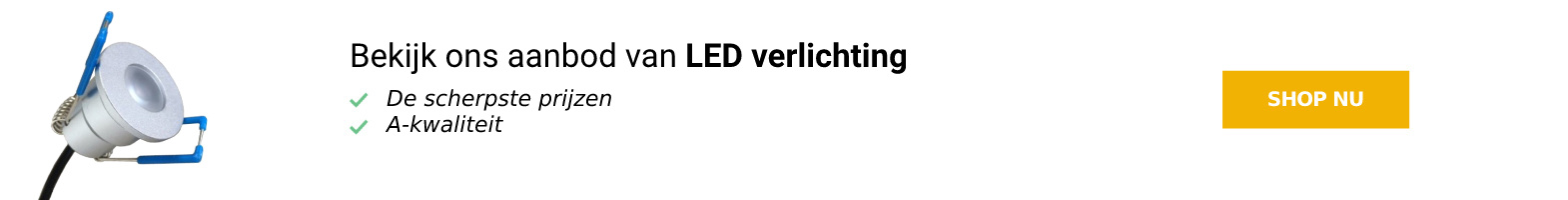 Verlichting banner