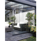 Glazen schuifwand Lido Antracite