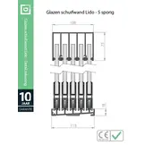 Glazen schuifwand Lido Steelo Antracite