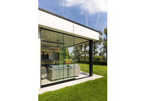 Glazen schuifwand Lido Nero