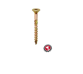 Woodies Woodies‚® Ultimate 8,0x 80/50 platverzonken kop T40 geelverzinkt