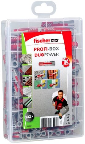 Fischer fischer DuoPower Profi-Box assortiment; 132-delig Fischer fischer DuoPower Profi-Box assortiment; 132-delig