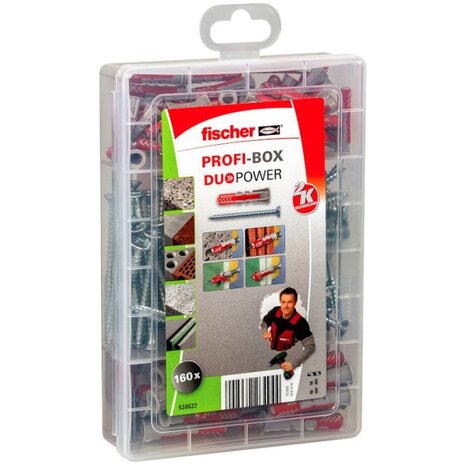 Fischer fischer DuoPower Profi-Box; 160-delig