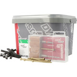 Dynaplus Dynaplus vlonderschroef Xtreme +snijpunt AR-coating platkop Torx 5,0 x 60 mm - emmer 300 stuks