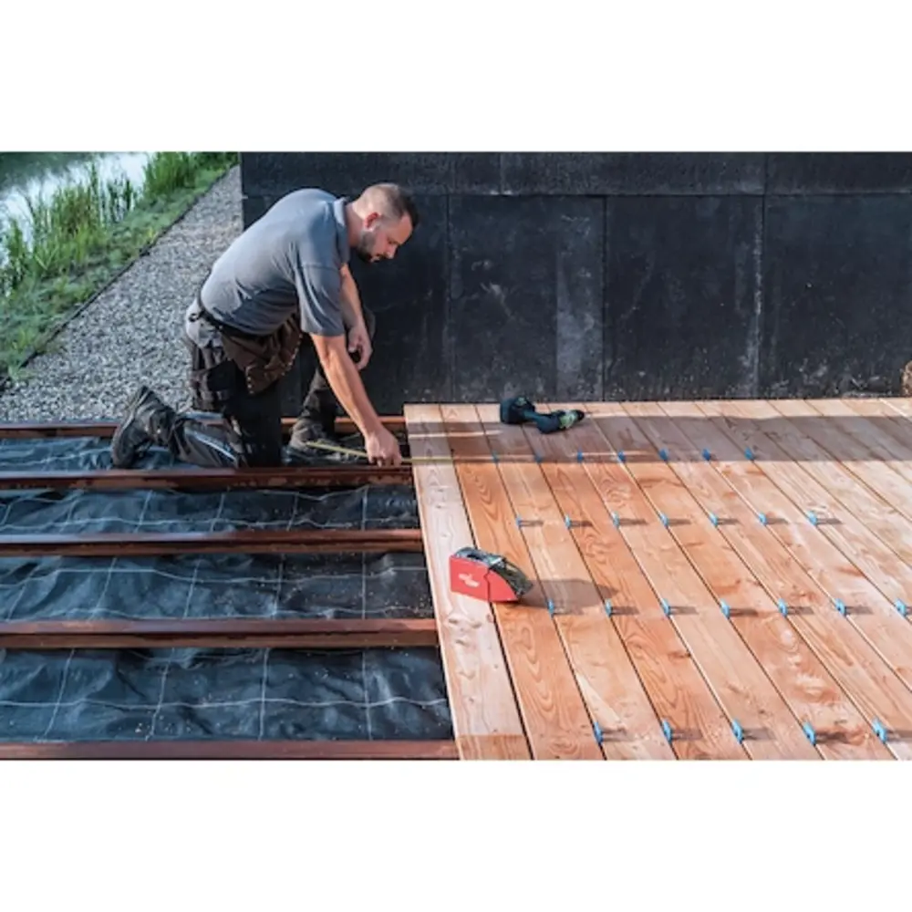 Dynaplus Dynaplus vlonderschroef Xtreme +snijpunt AR-coating platkop Torx 5,0 x 60 mm - emmer