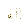 All the Luck in the World Character Goldplated Earring letter A All the Luck in the World Character Goldplated Earring letter A