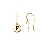 All the Luck in the World Character Goldplated Earring letter F All the Luck in the World Character Goldplated Earring letter F