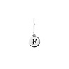 All the Luck in the World Character Silverplated Earring letter F All the Luck in the World Character Silverplated Earring letter F