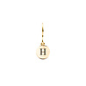 All the Luck in the World Character Goldplated Earring letter H All the Luck in the World Character Goldplated Earring letter H