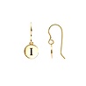 All the Luck in the World Character Goldplated Earring letter I All the Luck in the World Character Goldplated Earring letter I