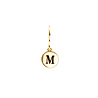 All the Luck in the World Character Goldplated Earring letter M All the Luck in the World Character Goldplated Earring letter M
