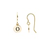 All the Luck in the World Character Goldplated Earring letter O All the Luck in the World Character Goldplated Earring letter O