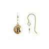 All the Luck in the World Character Goldplated Earring letter R All the Luck in the World Character Goldplated Earring letter R