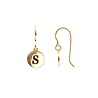 All the Luck in the World Character Goldplated Earring letter S All the Luck in the World Character Goldplated Earring letter S