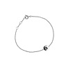 All the Luck in the World Character Silverplated Bracelet letter B All the Luck in the World Character Silverplated Bracelet letter B