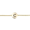 All the Luck in the World Character Goldplated Bracelet letter C All the Luck in the World Character Goldplated Bracelet letter C