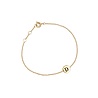 All the Luck in the World Character Goldplated Bracelet letter D All the Luck in the World Character Goldplated Bracelet letter D