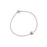 All the Luck in the World Character Silverplated Bracelet letter G All the Luck in the World Character Silverplated Bracelet letter G