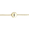 All the Luck in the World Character Goldplated Bracelet letter I All the Luck in the World Character Goldplated Bracelet letter I